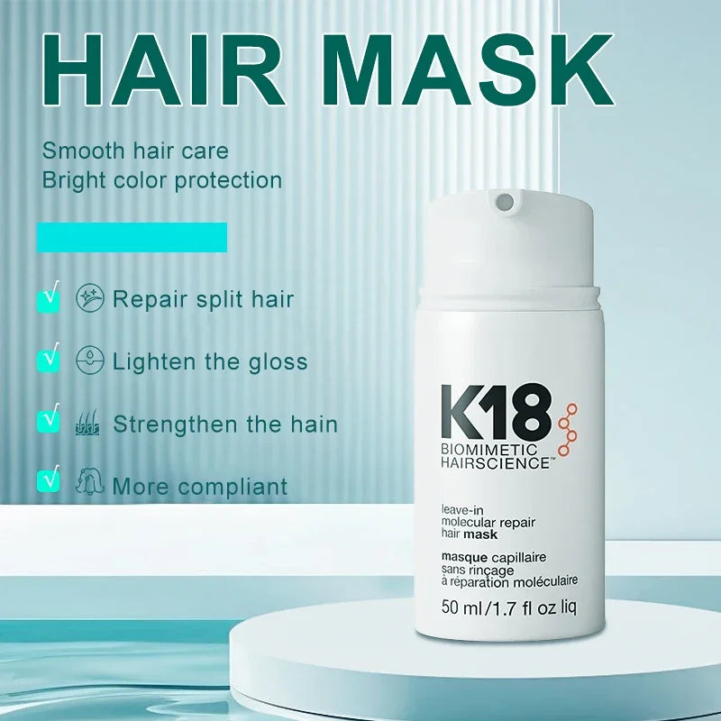 K18 Hair Treatment leave-in Repair Mask - Restore, Soften, Strengthen - Remy13  # 